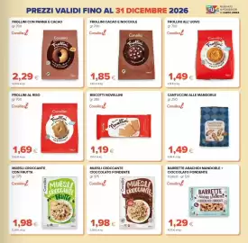 Volantino Tigre Pagina 15: Cantuccini alle mandorle Consilia €1,49, Muesli croccante cioccolato fondente Consilia €1,98