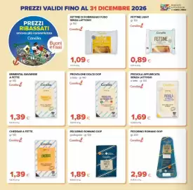 Volantino Tigre Pagina 6: Provola affumicata senza lattosio Consilia €1,69, Pecorino romano dop grattugiato €1,89