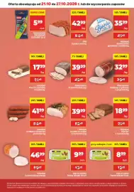 API MARKET gazetka tydzień 43 Strona 3: Kabanoski drobiowe Dudusie Duda €5,99, Szynka zero JBB €42,99