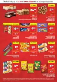API MARKET gazetka tydzień 43 Strona 8: Wafelek Grześki Mega czekoladowy €1,99, Ciastka Pieguski Choco Cookie Milka €4,99
