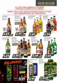 Słoneczko gazetka Strona 10: Piwo Kozel €3,99, Piwo Żubr €3,99
