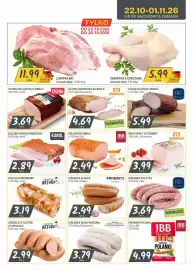 Słoneczko gazetka Strona 2: Boczek Parzony/Wędzony Karol €2,89, Pieczeń Rzymska JBB €2,49