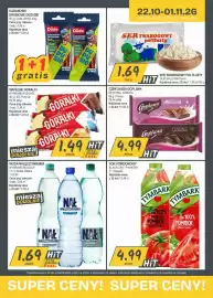 Słoneczko gazetka Strona 6: Woda Nałęczowianka €1,69, Wafelki Góralki €1,49