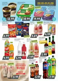 Słoneczko gazetka Strona 9: Napój gazowany Kinley €5,99, Chrupki Monster Munch €6,99