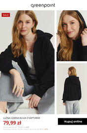 Greenpoint gazetka tydzień 43 Strona 10: Luźna czarna bluza z kapturem Greenpoint €79,99