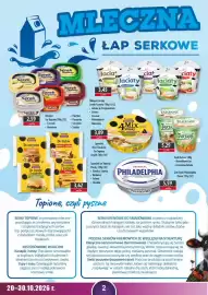 DUO-TES gazetka Strona 2: Mlekpolserek Topiony €2,59, Łaciaty naturalny €3,45
