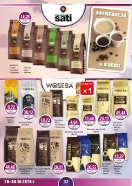 DUO-TES gazetka Strona 32: Kawa ziarnista Woseba Ti Meriti €20,11, Kawa ziamista Woseba €44,48