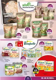 DUO-TES gazetka Strona 5: Bonduelle Kukurydza Złocista €4,09, Ogórki kiszone €9,47