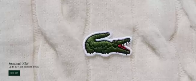 Catalog Lacoste Pagină 1