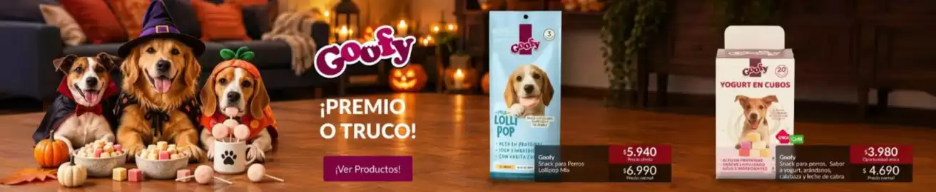 Catálogo Constructor Sodimac Página 1: Pop - scotch para perros lollipop mix €5.940,00, Yogurt en cubos €3.980,00