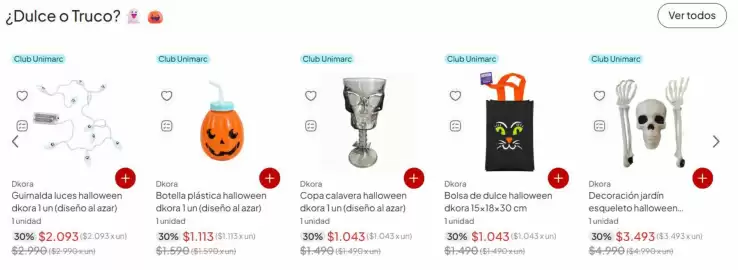 Catálogo Unimarc Página 1