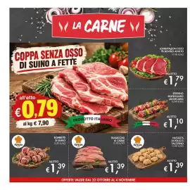 Volantino Maxi Coal Pagina 6: Tramezzini di carne Fatti da noi €1,39, Bombette di suino €1,39