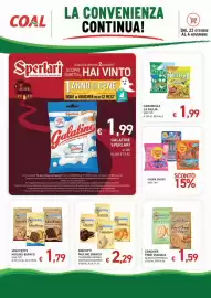 Volantino Coal Pagina 6: Cracker Fiori d'Acqua Mulino Bianco €1,59, Caramelle la giulia €1,99