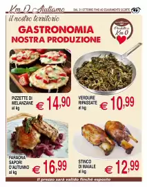 Volantino Centro Oceano Pagina 19: Pizzette di melanzane €14,90, Faraona Sapori d'autunno €16,99