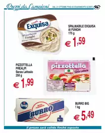 Volantino Centro Oceano Pagina 23: Spalmabile Exquisa Funghi €1,59, Burro Big €5,49