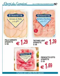 Volantino Centro Oceano Pagina 25: Prosciutto Cotto Strafette €1,69, Tacchino light Strafette €1,39