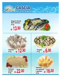 Volantino Centro Oceano Pagina 3: Calamari €12,90, Platessa panata €22,00