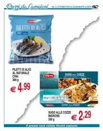 Volantino Centro Oceano Pagina 32: Filetti di alici al naturale Crai €4,99