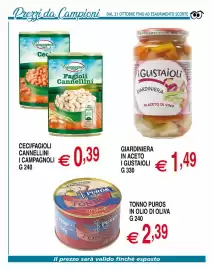 Volantino Centro Oceano Pagina 53: Ceci/Fagioli Cannellini I Campagnoli €0,39, Giardiniera I Gustaioli €1,49
