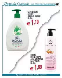 Volantino Centro Oceano Pagina 61: Crema di sapone mani Muschio Bianco €1,19