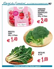 Volantino Centro Oceano Pagina 8: Pomodoro datterino sgrappolato Citrus €2,49, Broccoli verdi €1,49