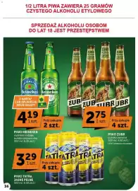 Groszek gazetka | Supermarket Strona 36: Piwo Heineken €4,19, Zubr €2,75