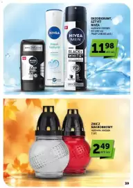 Groszek gazetka | Supermarket Strona 39: Dezodorant, sztyft Nivea Men €11,98, Znicz Nagrobkowy €2,49