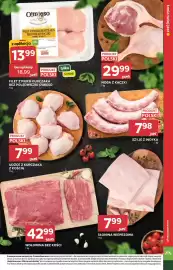 Stokrotka gazetka tydzień 43 Strona 16: Filet z piersi kurczaka bez połędwiczki O!mięso €13,99, Szyje z indyka €7,98