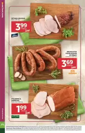 Stokrotka gazetka tydzień 43 Strona 17: Kruchutka Poduszana Od Braci €3,69, Polędwica Sopocka Dolina Dobra €1,99