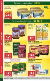 Stokrotka gazetka tydzień 43 Strona 7: Herbata EksP. Lipton, Krem Milka