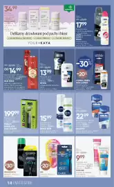 SuperPharm gazetka Strona 14: NIVEA MEN żele do golenia €15,99, NIVEA antyperspirant w szyfciu €13,99