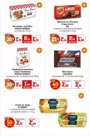 Catalogue Coccinelle Supermarché page 21: ST MAMET Fruits au sirop €2,44, BN Gâteaux au chocolat Lingo choco €1,89