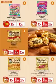 Catalogue Coccinelle Supermarché page 24: HARIBO Dragibus €1,19, Werther's Original Bonbons caramel €1,40