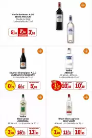 Catalogue Coccinelle Supermarché page 35: ZUBRÓWKA Vodka Bison grass €13,33, SAINT JAMES Rhum blanc agricole €10,95