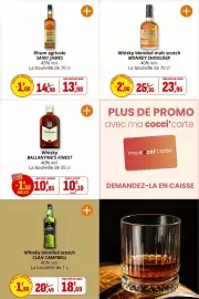 Catalogue Coccinelle Supermarché page 36: CLAN CAMPBELL Whisky blended scotch €18,69, SAINT JAMES Rhum agricole €13,98