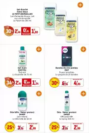 Catalogue Coccinelle Supermarché page 40: SANEX Déo bille - Natur protect €2,99, SANYTOL Gel mains désinfectant €1,34