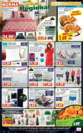 Catalogue Norma semaine 45 page 1: Oreillers Calin €11,99, TODAY Rideau isolant €19,99