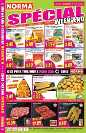 Catalogue Norma semaine 45 page 12: Haché au bœuf €12,99, Fleury Michon Jambon le supérieur au Torchon €1,34