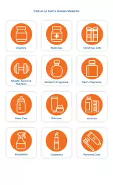 Good Price Pharmacy catalogue Page 1: ç›® Click on an icon to browse categories + Vitamins Medicines Christmas Gifts H Weight