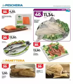 Volantino Unicoop Etruria Pagina 11: Baccalà salato intero €11,34, Filetto di salmone biologico vivi verde coop €4,55