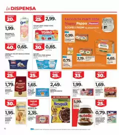 Volantino Unicoop Etruria Pagina 16: Beveranda di avena Orasì €1,99, Nutella Ferrero €5,99