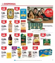 Volantino Unicoop Etruria Pagina 17: Pasta all'uovo Luciana Mosconi €1,18, Pasta di semola De Cecco €0,89