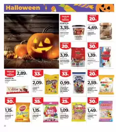 Volantino Unicoop Etruria Pagina 22: Caramelle Dufour €1,15, Confetti M&M's €2,09