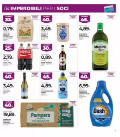 Volantino Unicoop Etruria Pagina 3: Detersivo lavatrice liquido Dash classico €6,99