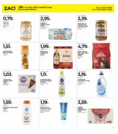 Volantino Unicoop Etruria Pagina 7: Tonno a pinne gialle Coop al naturale €2,95, Birra N.01 La Bionda Coop €1,99