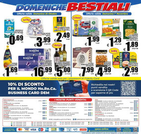 Volantino DEM Pagina 20: Orogel zucca cubetti €1,29, Joyteck termoventilatore €7,99
