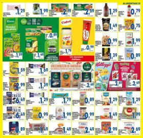 Volantino DEM Pagina 15: Enervit protein barrette keto salted nuts/cocco €1,39, Enervit Protein Snack Pistacchio €1,29