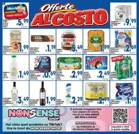 Volantino DEM Pagina 2: Parmalat Zymil Latte UHT 0,1% €1,49, Mulino Bianco Cornetti Cioccolato €1,99