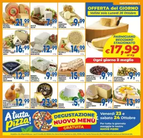 Volantino DEM Pagina 7: Garof olive leccino denocciolate condite €9,99, Provolone plac fiaschetto bianco €12,99