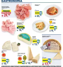 Volantino Esselunga Pagina 12: Prosciutto crudo nazionale Ferrarini €29,90, Baccalà alla livornese €23,79